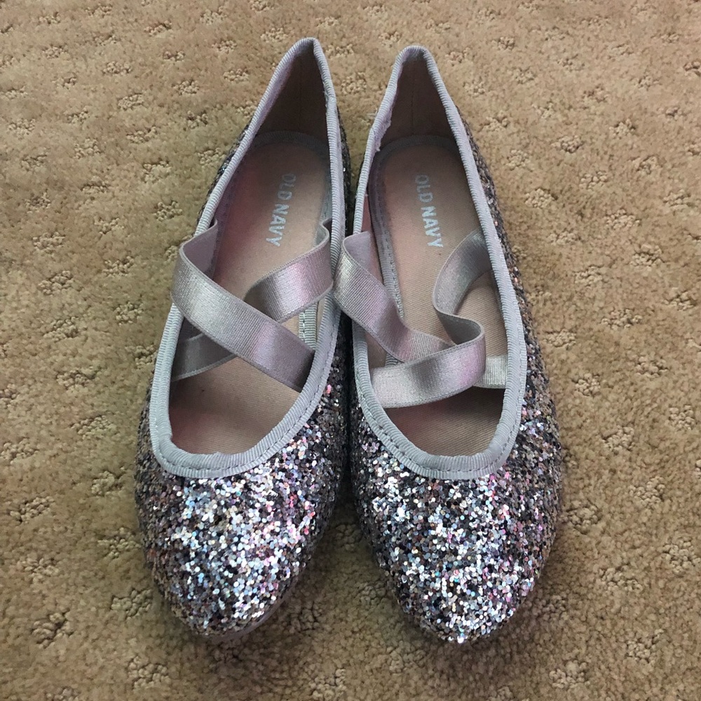 Sparkle ballet flats Size 13